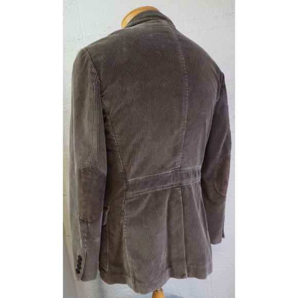 J Crew Ludlow Blazer Mens M Corduroy Unstructured Sports Coat Elbow Patch - Picture 4 of 11